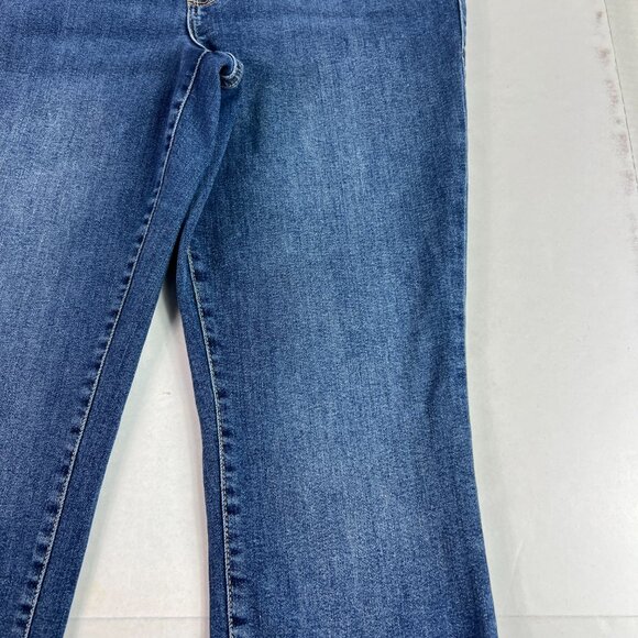 Good American Jean Women 27x25* Good Legs Skinny Mid Rise Crop Blue Denim Tag 28 - Picture 3 of 16